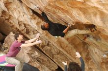 Bouldering in Hueco Tanks on 12/08/2018 with Blue Lizard Climbing and Yoga

Filename: SRM_20181208_1429010.jpg
Aperture: f/3.5
Shutter Speed: 1/250
Body: Canon EOS-1D Mark II
Lens: Canon EF 50mm f/1.8 II