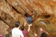Bouldering in Hueco Tanks on 12/08/2018 with Blue Lizard Climbing and Yoga

Filename: SRM_20181208_1452110.jpg
Aperture: f/5.0
Shutter Speed: 1/250
Body: Canon EOS-1D Mark II
Lens: Canon EF 50mm f/1.8 II