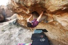 Bouldering in Hueco Tanks on 12/08/2018 with Blue Lizard Climbing and Yoga

Filename: SRM_20181208_1625150.jpg
Aperture: f/5.0
Shutter Speed: 1/250
Body: Canon EOS-1D Mark II
Lens: Canon EF 16-35mm f/2.8 L