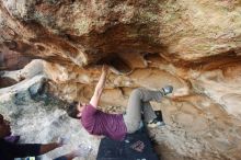 Bouldering in Hueco Tanks on 12/08/2018 with Blue Lizard Climbing and Yoga

Filename: SRM_20181208_1651520.jpg
Aperture: f/4.0
Shutter Speed: 1/250
Body: Canon EOS-1D Mark II
Lens: Canon EF 16-35mm f/2.8 L