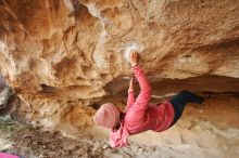 Bouldering in Hueco Tanks on 12/08/2018 with Blue Lizard Climbing and Yoga

Filename: SRM_20181208_1708050.jpg
Aperture: f/4.0
Shutter Speed: 1/250
Body: Canon EOS-1D Mark II
Lens: Canon EF 16-35mm f/2.8 L