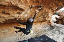 Bouldering in Hueco Tanks on 12/08/2018 with Blue Lizard Climbing and Yoga

Filename: SRM_20181208_1716500.jpg
Aperture: f/4.0
Shutter Speed: 1/250
Body: Canon EOS-1D Mark II
Lens: Canon EF 16-35mm f/2.8 L