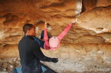 Bouldering in Hueco Tanks on 12/08/2018 with Blue Lizard Climbing and Yoga

Filename: SRM_20181208_1722450.jpg
Aperture: f/4.5
Shutter Speed: 1/200
Body: Canon EOS-1D Mark II
Lens: Canon EF 16-35mm f/2.8 L