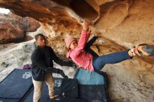 Bouldering in Hueco Tanks on 12/08/2018 with Blue Lizard Climbing and Yoga

Filename: SRM_20181208_1722490.jpg
Aperture: f/5.0
Shutter Speed: 1/200
Body: Canon EOS-1D Mark II
Lens: Canon EF 16-35mm f/2.8 L