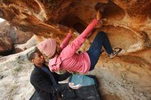 Bouldering in Hueco Tanks on 12/08/2018 with Blue Lizard Climbing and Yoga

Filename: SRM_20181208_1726220.jpg
Aperture: f/4.5
Shutter Speed: 1/250
Body: Canon EOS-1D Mark II
Lens: Canon EF 16-35mm f/2.8 L