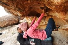 Bouldering in Hueco Tanks on 12/08/2018 with Blue Lizard Climbing and Yoga

Filename: SRM_20181208_1726230.jpg
Aperture: f/4.5
Shutter Speed: 1/250
Body: Canon EOS-1D Mark II
Lens: Canon EF 16-35mm f/2.8 L