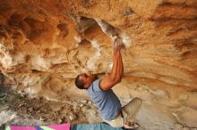 Bouldering in Hueco Tanks on 12/08/2018 with Blue Lizard Climbing and Yoga

Filename: SRM_20181208_1729460.jpg
Aperture: f/4.0
Shutter Speed: 1/250
Body: Canon EOS-1D Mark II
Lens: Canon EF 16-35mm f/2.8 L