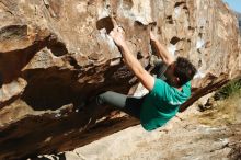 Bouldering in Hueco Tanks on 12/09/2018 with Blue Lizard Climbing and Yoga

Filename: SRM_20181209_1056090.jpg
Aperture: f/9.0
Shutter Speed: 1/250
Body: Canon EOS-1D Mark II
Lens: Canon EF 50mm f/1.8 II