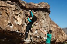 Bouldering in Hueco Tanks on 12/09/2018 with Blue Lizard Climbing and Yoga

Filename: SRM_20181209_1101000.jpg
Aperture: f/5.6
Shutter Speed: 1/400
Body: Canon EOS-1D Mark II
Lens: Canon EF 50mm f/1.8 II