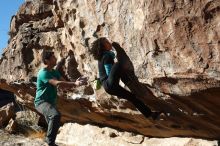 Bouldering in Hueco Tanks on 12/09/2018 with Blue Lizard Climbing and Yoga

Filename: SRM_20181209_1106350.jpg
Aperture: f/4.5
Shutter Speed: 1/400
Body: Canon EOS-1D Mark II
Lens: Canon EF 50mm f/1.8 II