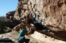Bouldering in Hueco Tanks on 12/09/2018 with Blue Lizard Climbing and Yoga

Filename: SRM_20181209_1113140.jpg
Aperture: f/4.5
Shutter Speed: 1/400
Body: Canon EOS-1D Mark II
Lens: Canon EF 50mm f/1.8 II