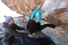 Bouldering in Hueco Tanks on 12/09/2018 with Blue Lizard Climbing and Yoga

Filename: SRM_20181209_1138540.jpg
Aperture: f/4.5
Shutter Speed: 1/250
Body: Canon EOS-1D Mark II
Lens: Canon EF 16-35mm f/2.8 L