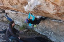 Bouldering in Hueco Tanks on 12/09/2018 with Blue Lizard Climbing and Yoga

Filename: SRM_20181209_1223210.jpg
Aperture: f/4.5
Shutter Speed: 1/250
Body: Canon EOS-1D Mark II
Lens: Canon EF 16-35mm f/2.8 L