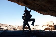 Bouldering in Hueco Tanks on 12/09/2018 with Blue Lizard Climbing and Yoga

Filename: SRM_20181209_1246280.jpg
Aperture: f/4.5
Shutter Speed: 1/250
Body: Canon EOS-1D Mark II
Lens: Canon EF 16-35mm f/2.8 L