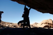 Bouldering in Hueco Tanks on 12/09/2018 with Blue Lizard Climbing and Yoga

Filename: SRM_20181209_1246290.jpg
Aperture: f/7.1
Shutter Speed: 1/250
Body: Canon EOS-1D Mark II
Lens: Canon EF 16-35mm f/2.8 L