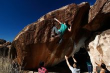 Bouldering in Hueco Tanks on 12/09/2018 with Blue Lizard Climbing and Yoga

Filename: SRM_20181209_1320160.jpg
Aperture: f/5.6
Shutter Speed: 1/250
Body: Canon EOS-1D Mark II
Lens: Canon EF 16-35mm f/2.8 L