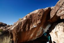 Bouldering in Hueco Tanks on 12/09/2018 with Blue Lizard Climbing and Yoga

Filename: SRM_20181209_1339440.jpg
Aperture: f/5.6
Shutter Speed: 1/250
Body: Canon EOS-1D Mark II
Lens: Canon EF 16-35mm f/2.8 L
