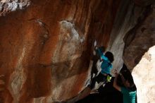 Bouldering in Hueco Tanks on 12/09/2018 with Blue Lizard Climbing and Yoga

Filename: SRM_20181209_1400550.jpg
Aperture: f/5.6
Shutter Speed: 1/250
Body: Canon EOS-1D Mark II
Lens: Canon EF 16-35mm f/2.8 L