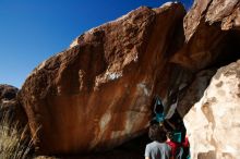 Bouldering in Hueco Tanks on 12/09/2018 with Blue Lizard Climbing and Yoga

Filename: SRM_20181209_1401030.jpg
Aperture: f/5.6
Shutter Speed: 1/250
Body: Canon EOS-1D Mark II
Lens: Canon EF 16-35mm f/2.8 L