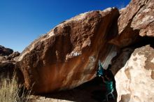 Bouldering in Hueco Tanks on 12/09/2018 with Blue Lizard Climbing and Yoga

Filename: SRM_20181209_1405230.jpg
Aperture: f/5.6
Shutter Speed: 1/250
Body: Canon EOS-1D Mark II
Lens: Canon EF 16-35mm f/2.8 L