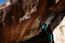 Bouldering in Hueco Tanks on 12/09/2018 with Blue Lizard Climbing and Yoga

Filename: SRM_20181209_1405350.jpg
Aperture: f/5.6
Shutter Speed: 1/250
Body: Canon EOS-1D Mark II
Lens: Canon EF 16-35mm f/2.8 L