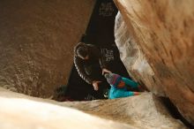 Bouldering in Hueco Tanks on 12/09/2018 with Blue Lizard Climbing and Yoga

Filename: SRM_20181209_1451360.jpg
Aperture: f/5.6
Shutter Speed: 1/250
Body: Canon EOS-1D Mark II
Lens: Canon EF 16-35mm f/2.8 L