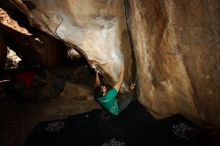 Bouldering in Hueco Tanks on 12/09/2018 with Blue Lizard Climbing and Yoga

Filename: SRM_20181209_1510530.jpg
Aperture: f/5.6
Shutter Speed: 1/250
Body: Canon EOS-1D Mark II
Lens: Canon EF 16-35mm f/2.8 L