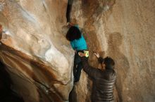 Bouldering in Hueco Tanks on 12/09/2018 with Blue Lizard Climbing and Yoga

Filename: SRM_20181209_1522510.jpg
Aperture: f/5.6
Shutter Speed: 1/250
Body: Canon EOS-1D Mark II
Lens: Canon EF 16-35mm f/2.8 L