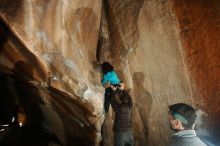 Bouldering in Hueco Tanks on 12/09/2018 with Blue Lizard Climbing and Yoga

Filename: SRM_20181209_1523000.jpg
Aperture: f/5.6
Shutter Speed: 1/250
Body: Canon EOS-1D Mark II
Lens: Canon EF 16-35mm f/2.8 L