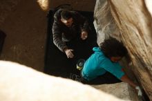 Bouldering in Hueco Tanks on 12/09/2018 with Blue Lizard Climbing and Yoga

Filename: SRM_20181209_1541210.jpg
Aperture: f/5.6
Shutter Speed: 1/250
Body: Canon EOS-1D Mark II
Lens: Canon EF 50mm f/1.8 II