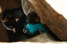 Bouldering in Hueco Tanks on 12/09/2018 with Blue Lizard Climbing and Yoga

Filename: SRM_20181209_1541420.jpg
Aperture: f/5.6
Shutter Speed: 1/250
Body: Canon EOS-1D Mark II
Lens: Canon EF 50mm f/1.8 II