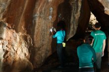 Bouldering in Hueco Tanks on 12/09/2018 with Blue Lizard Climbing and Yoga

Filename: SRM_20181209_1550290.jpg
Aperture: f/5.6
Shutter Speed: 1/250
Body: Canon EOS-1D Mark II
Lens: Canon EF 50mm f/1.8 II