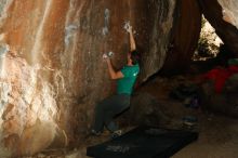 Bouldering in Hueco Tanks on 12/09/2018 with Blue Lizard Climbing and Yoga

Filename: SRM_20181209_1551020.jpg
Aperture: f/5.6
Shutter Speed: 1/250
Body: Canon EOS-1D Mark II
Lens: Canon EF 50mm f/1.8 II