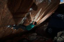 Bouldering in Hueco Tanks on 12/09/2018 with Blue Lizard Climbing and Yoga

Filename: SRM_20181209_1706140.jpg
Aperture: f/5.6
Shutter Speed: 1/250
Body: Canon EOS-1D Mark II
Lens: Canon EF 16-35mm f/2.8 L