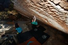 Bouldering in Hueco Tanks on 12/09/2018 with Blue Lizard Climbing and Yoga

Filename: SRM_20181209_1713360.jpg
Aperture: f/5.6
Shutter Speed: 1/250
Body: Canon EOS-1D Mark II
Lens: Canon EF 16-35mm f/2.8 L