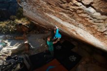 Bouldering in Hueco Tanks on 12/09/2018 with Blue Lizard Climbing and Yoga

Filename: SRM_20181209_1715010.jpg
Aperture: f/5.6
Shutter Speed: 1/250
Body: Canon EOS-1D Mark II
Lens: Canon EF 16-35mm f/2.8 L