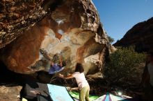 Bouldering in Hueco Tanks on 12/14/2018 with Blue Lizard Climbing and Yoga

Filename: SRM_20181214_1204210.jpg
Aperture: f/8.0
Shutter Speed: 1/250
Body: Canon EOS-1D Mark II
Lens: Canon EF 16-35mm f/2.8 L