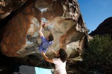 Bouldering in Hueco Tanks on 12/14/2018 with Blue Lizard Climbing and Yoga

Filename: SRM_20181214_1208490.jpg
Aperture: f/8.0
Shutter Speed: 1/250
Body: Canon EOS-1D Mark II
Lens: Canon EF 16-35mm f/2.8 L