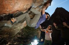 Bouldering in Hueco Tanks on 12/14/2018 with Blue Lizard Climbing and Yoga

Filename: SRM_20181214_1221210.jpg
Aperture: f/8.0
Shutter Speed: 1/250
Body: Canon EOS-1D Mark II
Lens: Canon EF 16-35mm f/2.8 L