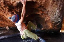 Bouldering in Hueco Tanks on 12/14/2018 with Blue Lizard Climbing and Yoga

Filename: SRM_20181214_1445580.jpg
Aperture: f/4.0
Shutter Speed: 1/250
Body: Canon EOS-1D Mark II
Lens: Canon EF 16-35mm f/2.8 L