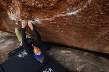 Bouldering in Hueco Tanks on 12/14/2018 with Blue Lizard Climbing and Yoga

Filename: SRM_20181214_1553530.jpg
Aperture: f/5.0
Shutter Speed: 1/250
Body: Canon EOS-1D Mark II
Lens: Canon EF 16-35mm f/2.8 L