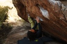 Bouldering in Hueco Tanks on 12/14/2018 with Blue Lizard Climbing and Yoga

Filename: SRM_20181214_1611481.jpg
Aperture: f/4.0
Shutter Speed: 1/250
Body: Canon EOS-1D Mark II
Lens: Canon EF 50mm f/1.8 II