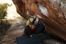 Bouldering in Hueco Tanks on 12/14/2018 with Blue Lizard Climbing and Yoga

Filename: SRM_20181214_1611520.jpg
Aperture: f/3.5
Shutter Speed: 1/250
Body: Canon EOS-1D Mark II
Lens: Canon EF 50mm f/1.8 II
