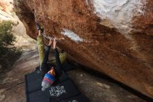 Bouldering in Hueco Tanks on 12/14/2018 with Blue Lizard Climbing and Yoga

Filename: SRM_20181214_1657480.jpg
Aperture: f/4.5
Shutter Speed: 1/250
Body: Canon EOS-1D Mark II
Lens: Canon EF 16-35mm f/2.8 L