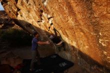 Bouldering in Hueco Tanks on 12/14/2018 with Blue Lizard Climbing and Yoga

Filename: SRM_20181214_1735260.jpg
Aperture: f/4.5
Shutter Speed: 1/250
Body: Canon EOS-1D Mark II
Lens: Canon EF 16-35mm f/2.8 L