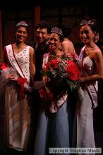 Miss Asian Atlanta pageant, 2004.

Filename: img_0969_std.jpg
Aperture: f/4.0
Shutter Speed: 1/160
Body: Canon EOS DIGITAL REBEL
Lens: Canon EF-S 18-55mm f/3.5-5.6
