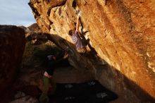 Bouldering in Hueco Tanks on 12/14/2018 with Blue Lizard Climbing and Yoga

Filename: SRM_20181214_1737010.jpg
Aperture: f/5.0
Shutter Speed: 1/250
Body: Canon EOS-1D Mark II
Lens: Canon EF 16-35mm f/2.8 L