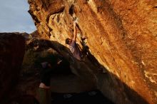 Bouldering in Hueco Tanks on 12/14/2018 with Blue Lizard Climbing and Yoga

Filename: SRM_20181214_1739220.jpg
Aperture: f/6.3
Shutter Speed: 1/250
Body: Canon EOS-1D Mark II
Lens: Canon EF 16-35mm f/2.8 L