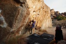 Bouldering in Hueco Tanks on 12/14/2018 with Blue Lizard Climbing and Yoga

Filename: SRM_20181214_1742090.jpg
Aperture: f/4.0
Shutter Speed: 1/320
Body: Canon EOS-1D Mark II
Lens: Canon EF 16-35mm f/2.8 L