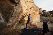 Bouldering in Hueco Tanks on 12/14/2018 with Blue Lizard Climbing and Yoga

Filename: SRM_20181214_1742130.jpg
Aperture: f/4.0
Shutter Speed: 1/320
Body: Canon EOS-1D Mark II
Lens: Canon EF 16-35mm f/2.8 L